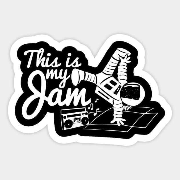 Space Jam! Sticker by scoggz